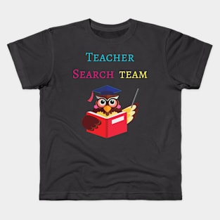 Teacher Search Team Kids T-Shirt